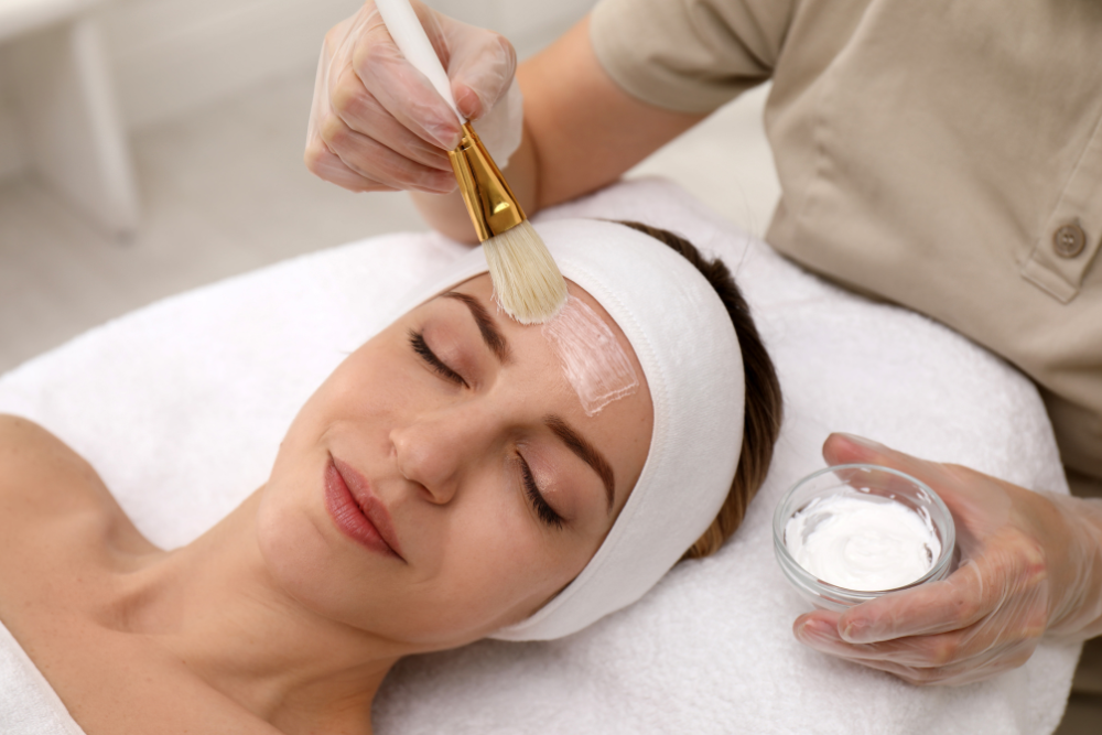 Chemical peel treatment for acne-prone skin