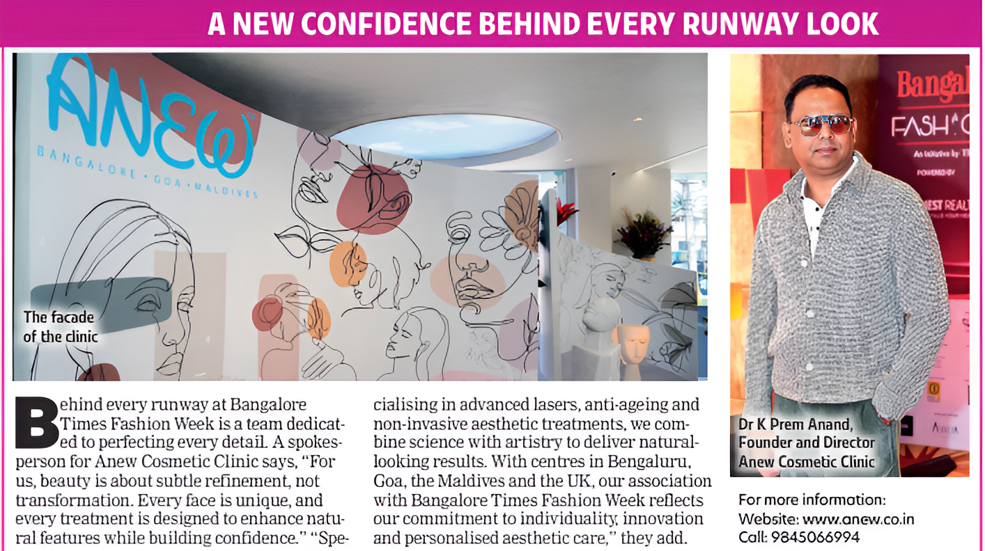 Bangalore Times Fashion Week 2026 | Official Partner Anew