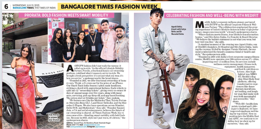 Bangalore Times Fashion Week