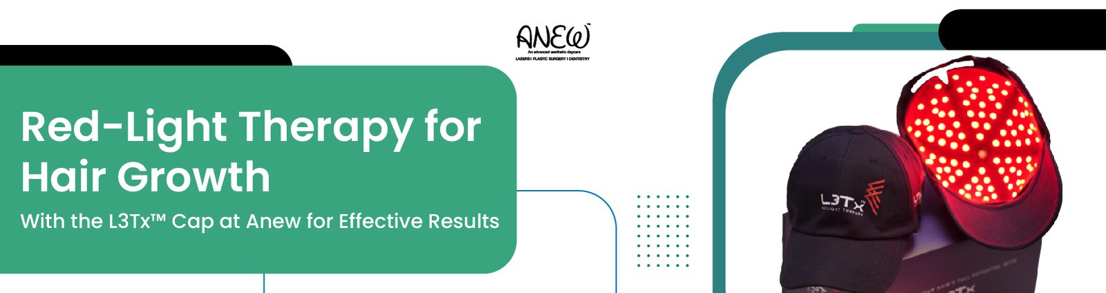 Red light therapy for hair